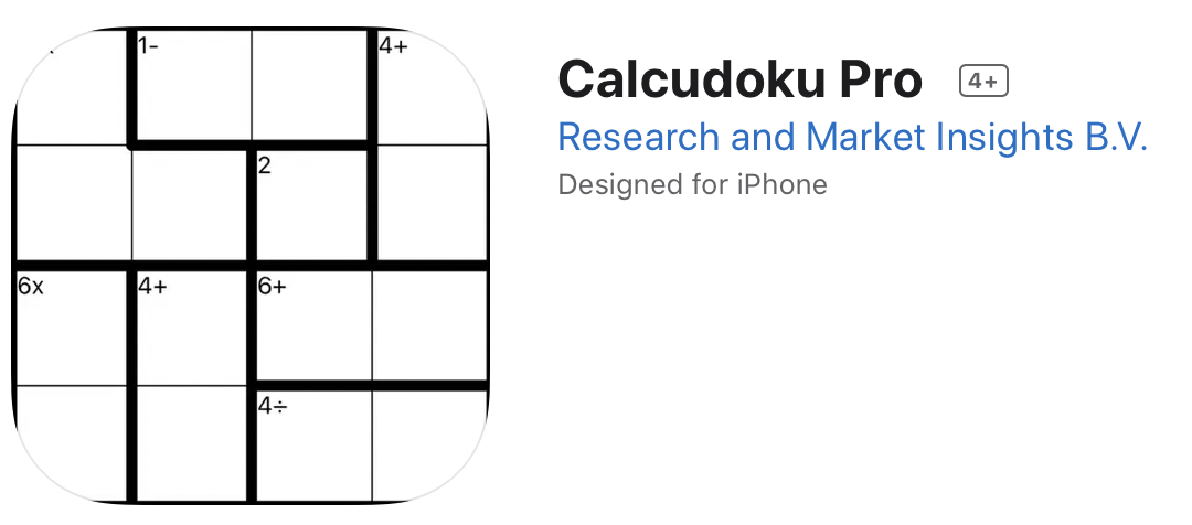 Calcudoku Pro